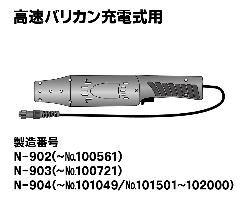 【旧型】高速バリカン充電式　モーターユニット